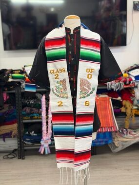 Graduation Class 2026 Mexican sash /stole escudo